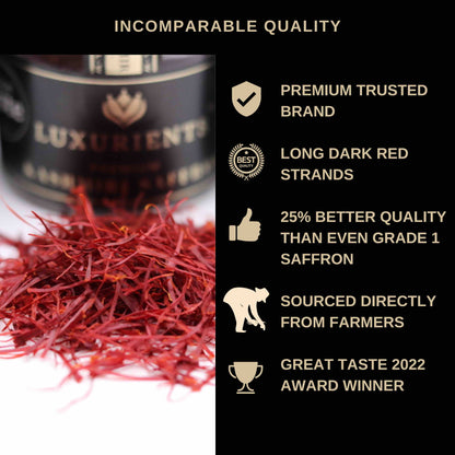 Luxurients Premium Himalayan Kashmiri Saffron