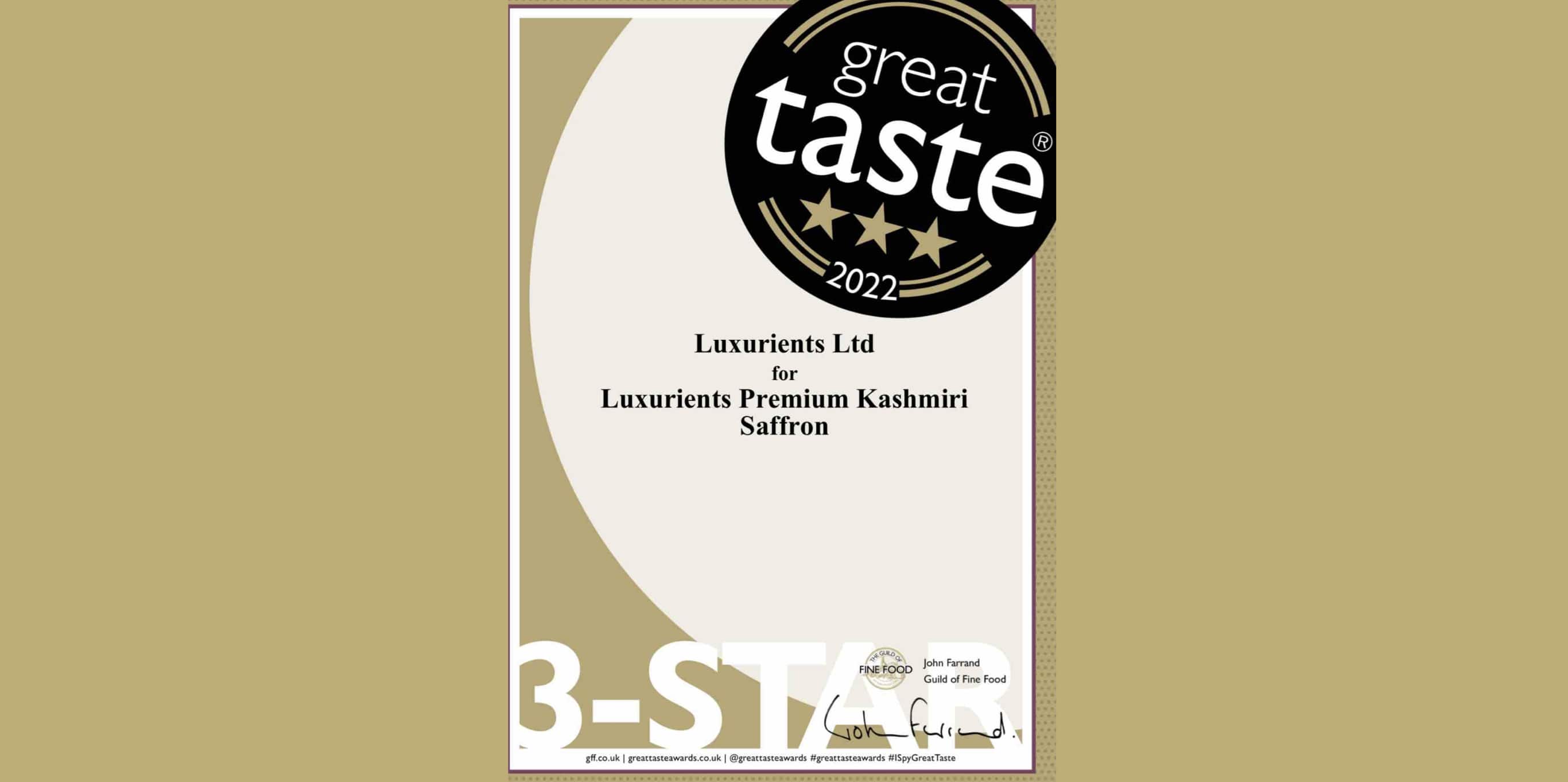 Great Taste Certification